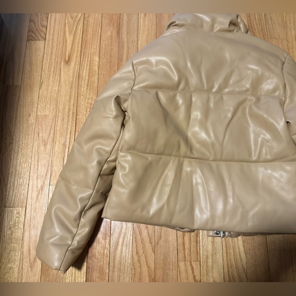 Abercrombie & Fitch Tan Puffer Jacket Size XS - Picture 9 of 10